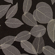 Натуральные обои с покрытием из листьев Cosca Platinum Прима Ноче 0,91x5,5